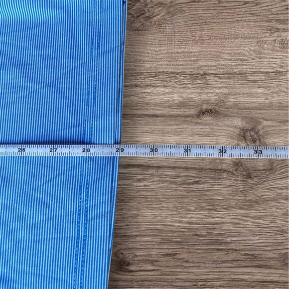 NWT Jack Nicklaus Blue Striped Moisture Wicking Golf Polo Shirt Mens Size L - Picture 4 of 7